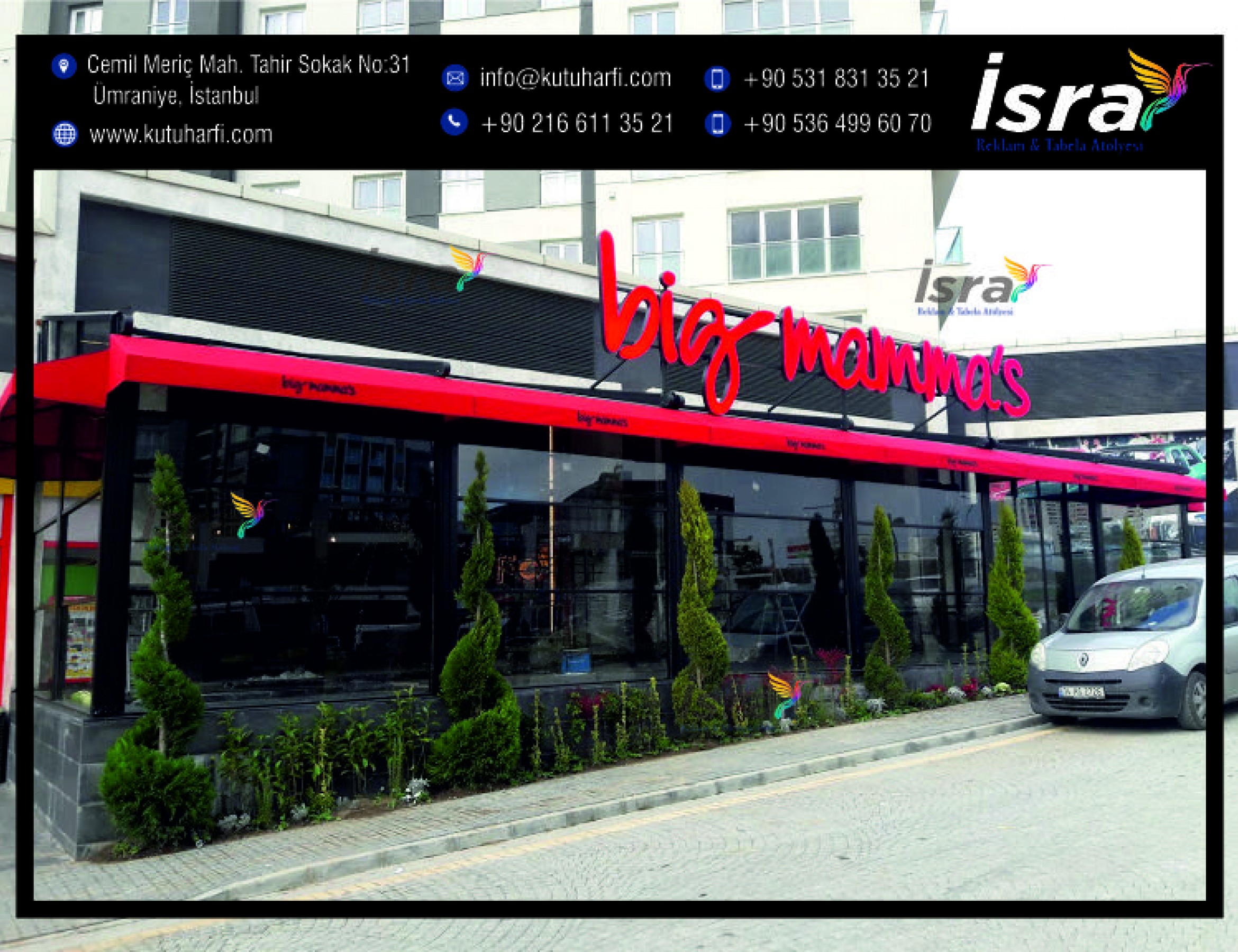 Fason kutu harf imalatı
